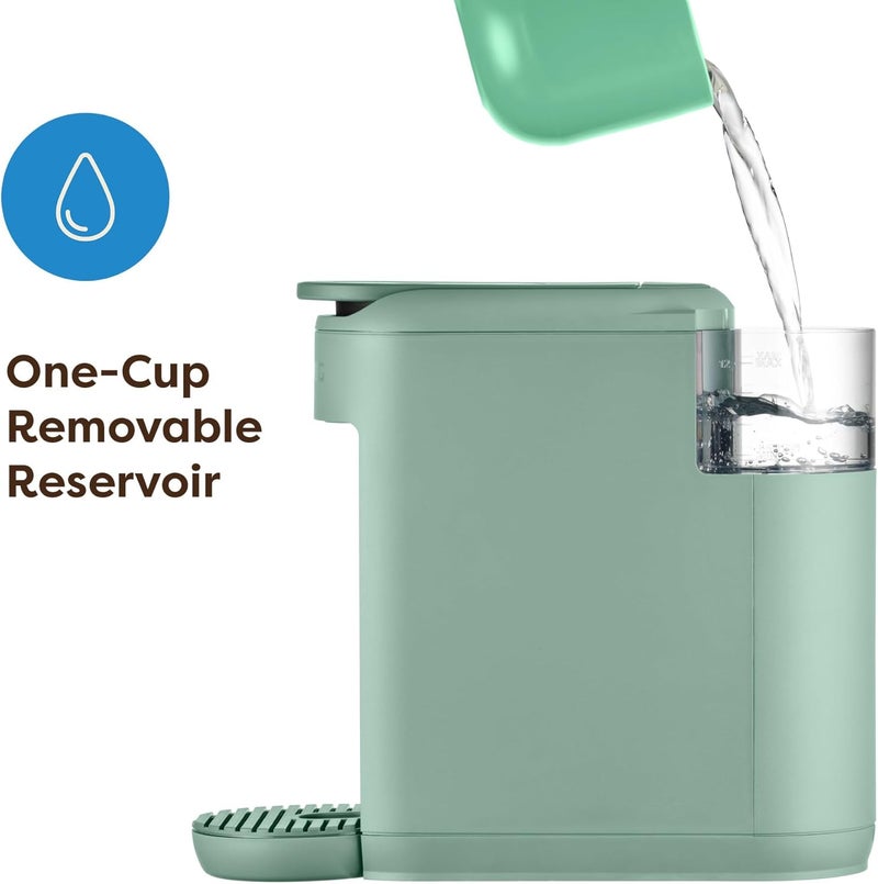 Keurig صانع القهوة K-Mini Mate للحصة الواحدة – عرض 4 بوصات فائق الصغر، مناسب للأكواب السفر، هدية مثالية للمساحات الصغيرة، لون غلamping الأخضر - Image 3